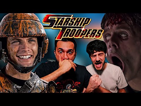 STARSHIP TROOPERS | FULL LENGTH MOVIE REACTION (WITH LOUIS)