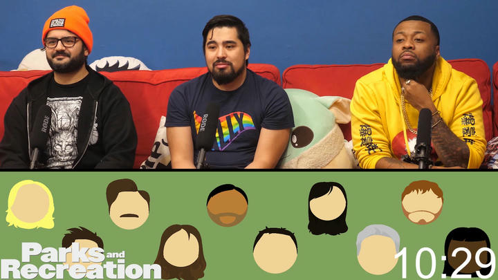 [Premium Access + Uncut] Parks & Recreation 7x7 - Donna and Joe - Group Reaction