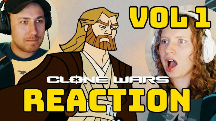 Married Couple REACTION to Star Wars: Clone Wars 2D Micro-Series - Volume 1 // First Time Watching!