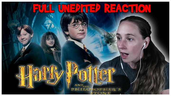 UNEDITED REACTION for Harry Potter and the Philosopher's Stone