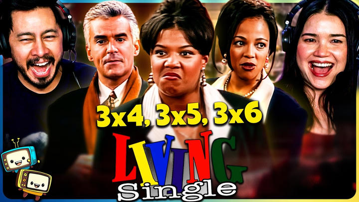 LIVING SINGLE (1995) 3x4, 3x5 & 3x6 REACTION! | First Time Watch | Queen Latifah | Kim Coles