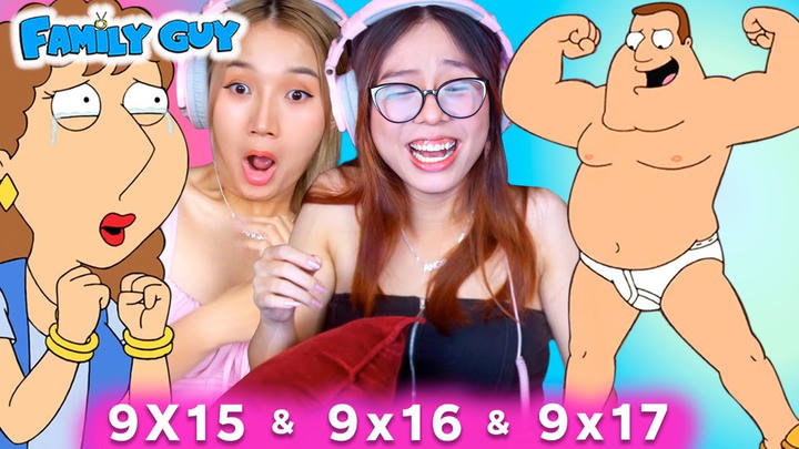 Asian Girls React | Family Guy Season 9 | Ep 15 & 16 & 17 (Family Guy Reaction)