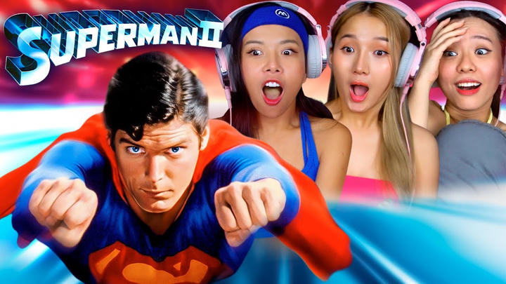 Asian Girls React | Superman II | First Time Watch