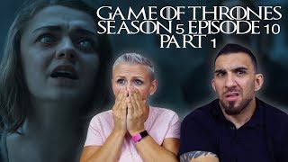 Game of Thrones Season 5 Episode 10 'Mother's Mercy' Part 1 REACTION!!
