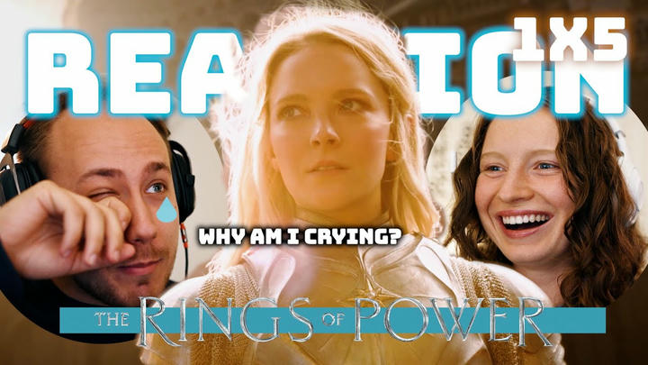 Why am I crying?? Rings of Power Ep. 5 REACTION!! "Partings" // Lord of the Rings Show Review 1x5