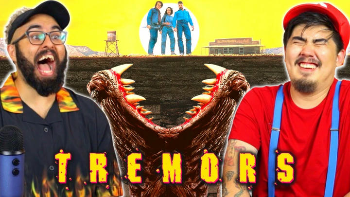 We had too much fun watching *TREMORS* (First time watching reaction)