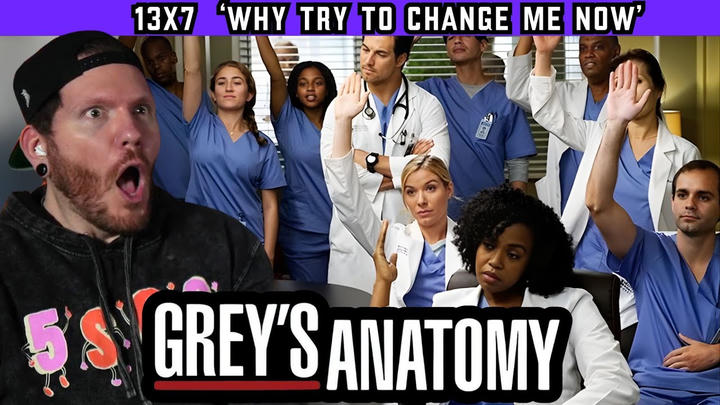 First time watching GREY'S ANATOMY 13x7 'Why Try to Change Me Now' REACTION