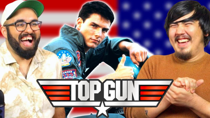 Showing my best friend *TOP GUN* (First time watching reaction)