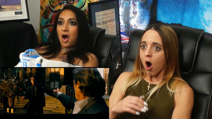 John Wick 3 Reaction (Toy and Tori) YouTube version (no ads)