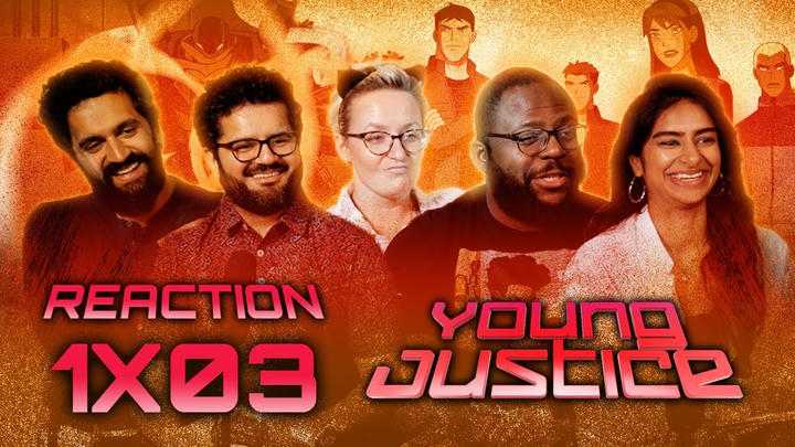Young Justice - 1x3 Welcome to Happy Harbor - Group Reaction