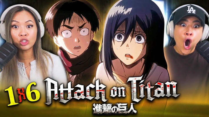 THAT WAS SO DARK 😩 Attack on Titan Season 1 Episode 6 | Reaction & Review