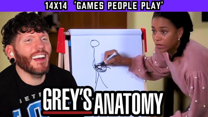 First time watching GREY'S ANATOMY 14x14 'Games People Play' REACTION