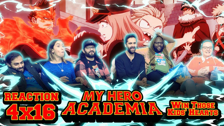 My Hero Academia - 4x16 Win Those Kids' Hearts - Group Reaction