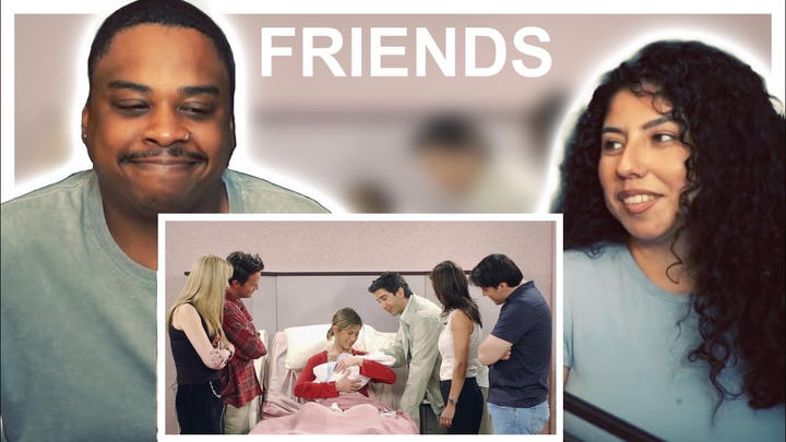 FIRST TIME WATCHING FRIENDS S8 EPS 23-24 (THE BABY IS FINALLY HERE!)