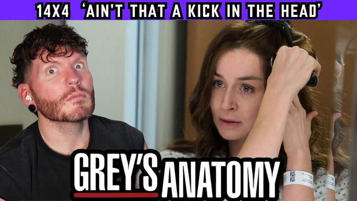 First time watching GREY'S ANATOMY 14x4 'Ain't That a Kick in the Head' REACTION
