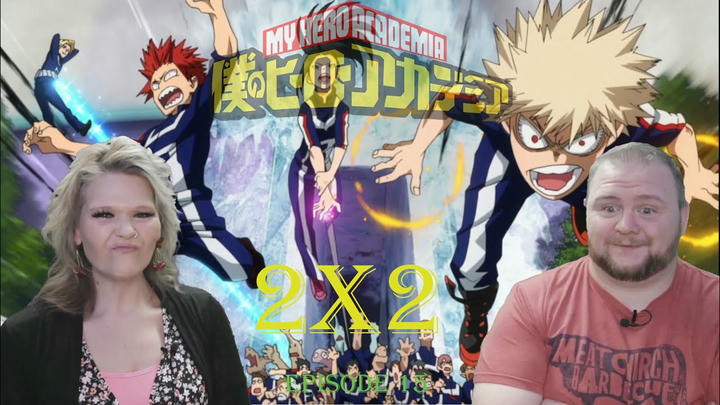 MY HERO ACADEMIA EP15 2x2 REACTION |  Roaring Sports Festival