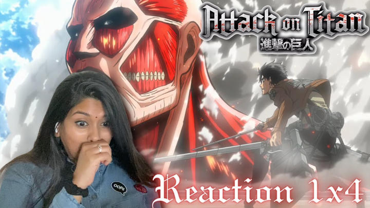 Where did you come from 😂 - ATTACK ON TITAN 1X4 - REACTION - FIRST TIME WATCHING
