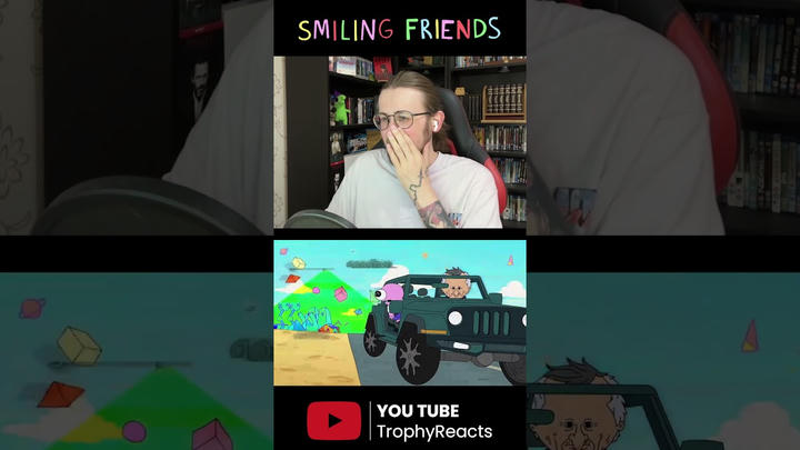 Can Pim & Boss Escape SPAMTOPIA in #SmilingFriends #reaction