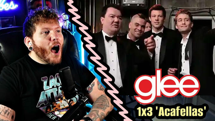 First time GLEE Reaction | Glee 1x3 'Acafellas' REACTION | This is ridiculously good