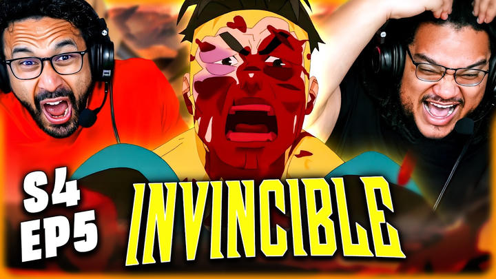 INVINCIBLE Season 4 Episode 5 REACTION – WTF WAS THAT?! THIS FIGHT WAS FRIGGIN' NUTS! – REVIEW