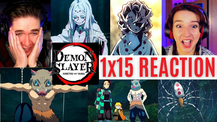 REACTING to *1x15 Demon Slayer: Kimetsu no Yaiba*SPIDER MOM!! (First Time Watching) Shonen Anime