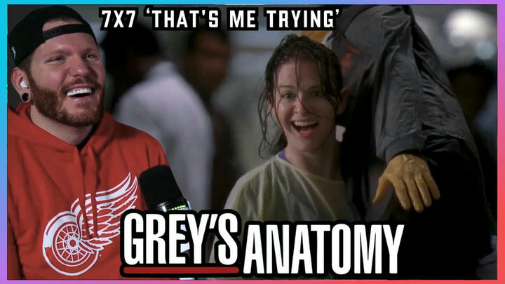 April is hilarious! | First time watching Grey's Anatomy REACTION 7x7 'That's Me Trying'
