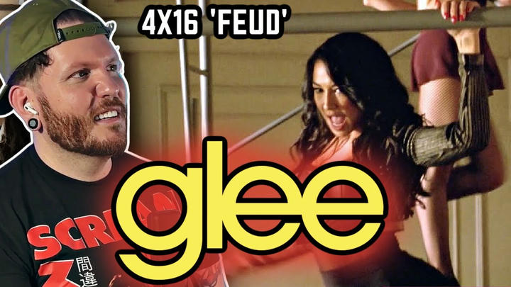 Santana was NOT PLAYING! | First time watching GLEE 4x16 'FEUD' REACTION