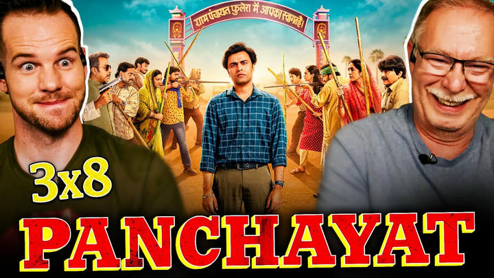 Panchayat S3 Ep 8 Reaction Video | Jitendra Kumar | Raghubir Yadav | Chandan Roy | Nina Gupta