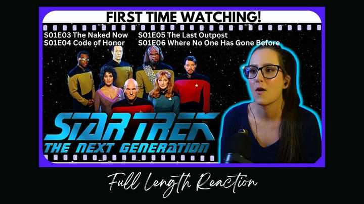 🖖Star Trek TNG S01E03-06 Full Length Reaction