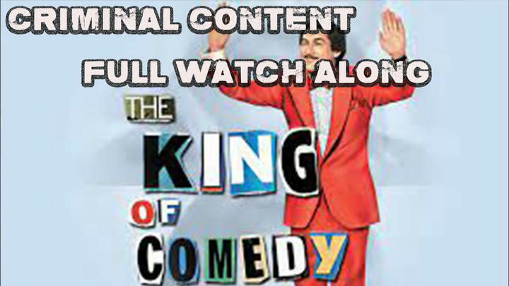 The King of Comedy (1982) FULL WATCH ALONG w/Coby