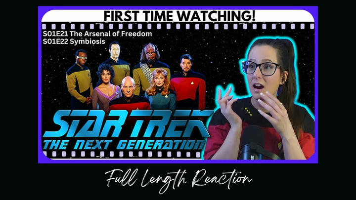 🖖Star Trek TNG S01E21-22 Full Length Reaction