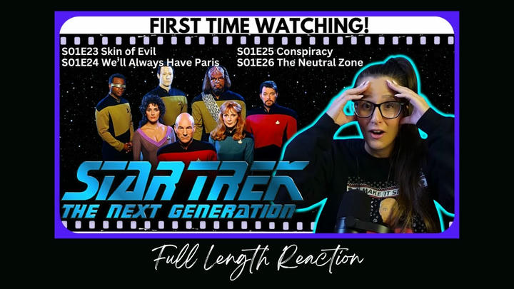 🖖Star Trek TNG S01E23-26 Full Length Reaction