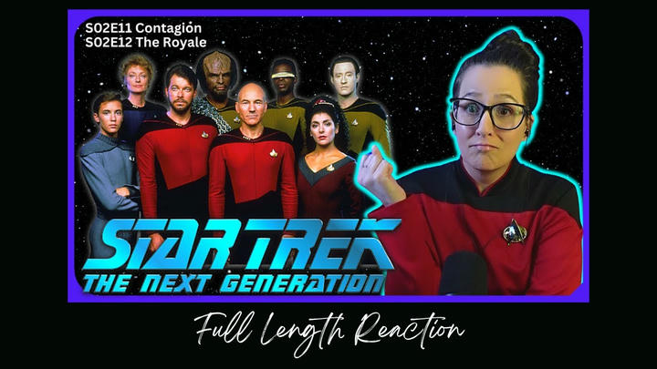 🖖Star Trek TNG S02E11-12 Full Length Reaction