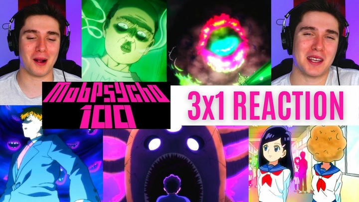 REACTING to *3x1 Mob Psycho 100* NEW SEASON!! (First Time Watching) Shonen Anime