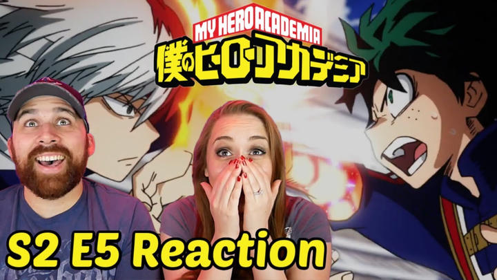 My Hero Academia [English Dub] S2 E5 "Cavalry Battle Finale" REACTION! 2x5