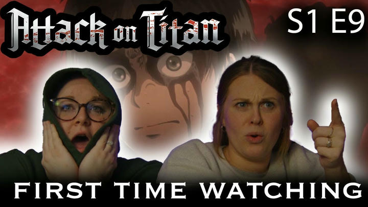 Attack On Titan DUB | S1 E9 |"Whereabouts of His Left Arm" | FIRST TIME REACTION