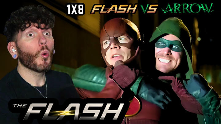 First time watching THE FLASH Reaction 1x8 'Flash vs. Arrow'
