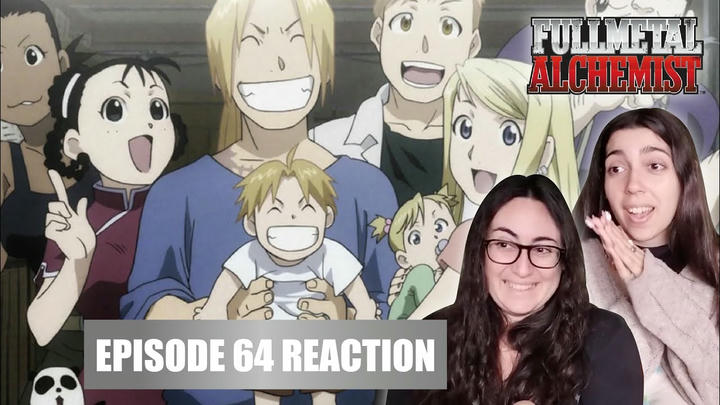 FULLMETAL ALCHEMIST BROTHERHOOD Reaction 1x64 - "JOURNEY'S END"