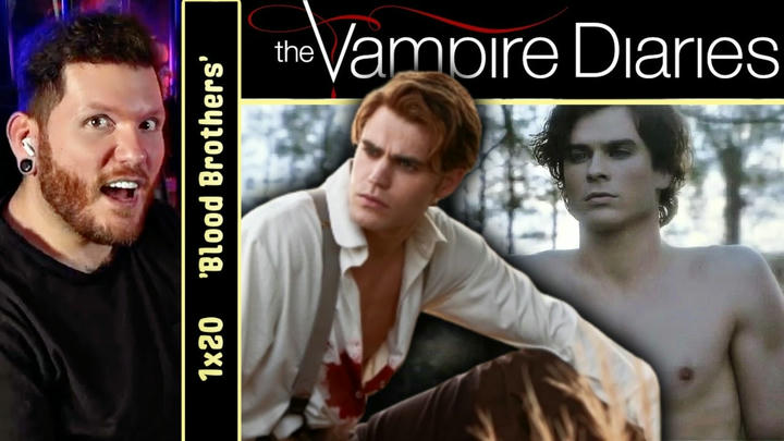 The Vampire Dairies 1x20 Reaction 'Blood Brothers' | First time watching!