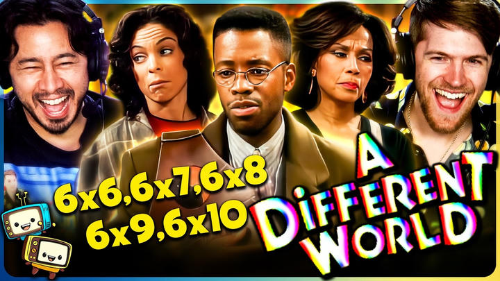 A DIFFERENT WORLD Season 6 Episodes 6-10 Reaction! | Jasmine Guy, Kadeem Hardison, w/ Jaby Koay