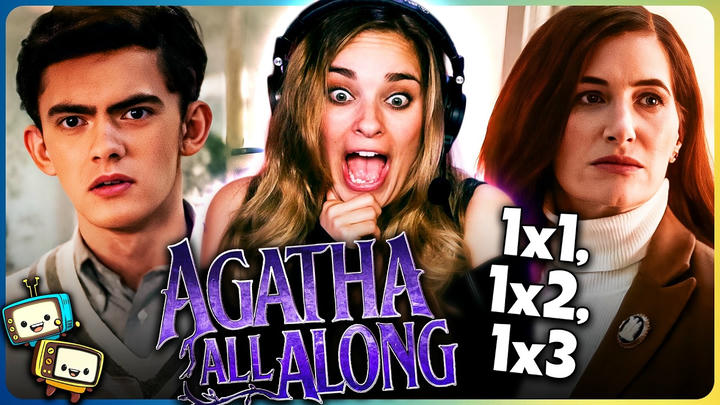 AGATHA ALL ALONG 1x1, 1x2, & 1x3 Reaction! | Kristen's First Time Watch! | Kathryn Hahn | Joe Locke