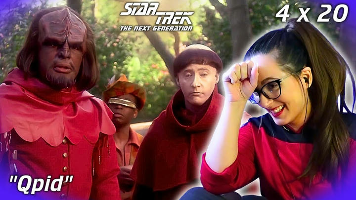 🖖Star Trek: The Next Generation 4x20 Qpid REACTION