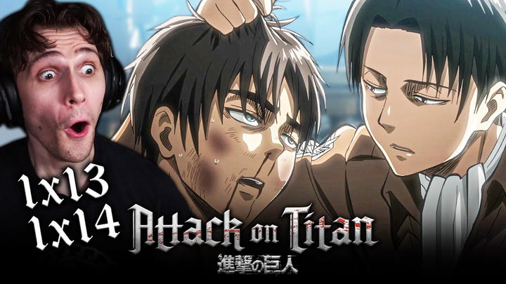 Attack on Titan Season 1 Episode 13 & 14 REACTION!! *FIRST TIME WATCHING*