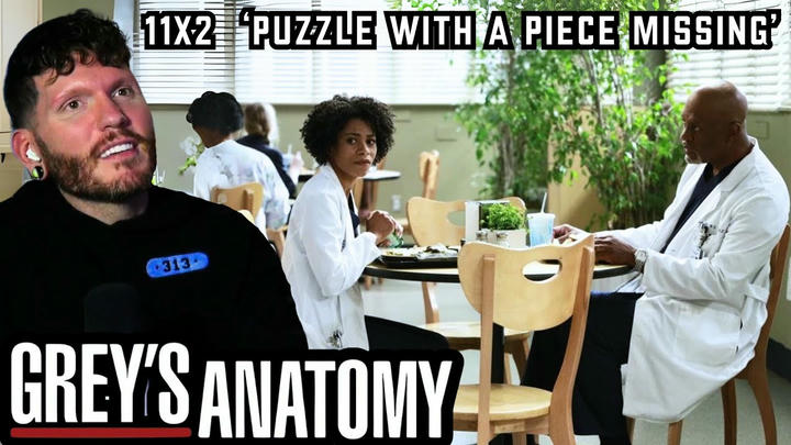 First time watching Grey's Anatomy REACTION 11x2 'Puzzle With a Piece Missing''