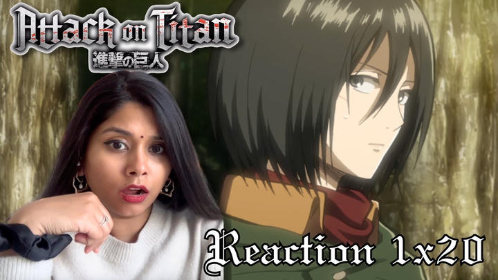 ATTACK ON TITAN 1X20 // REACTION // FIRST TIME WATCHING