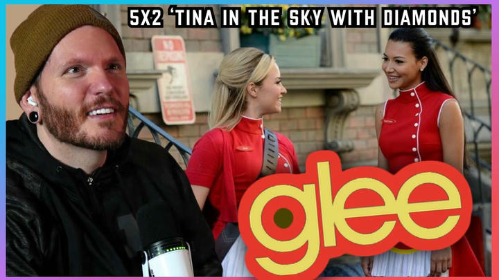 Demi Lovato?! | First time watching GLEE 5x2 'Tina in the Sky with Diamonds' REACTION
