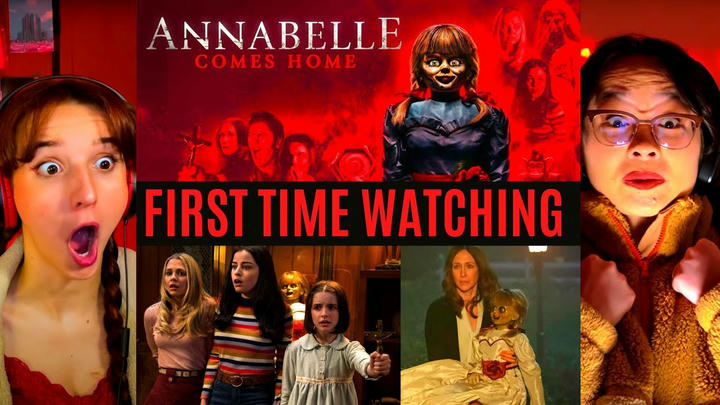 The GIRLS REACT to *Annabelle Comes Home* THE WARRENS RETURN!! (First Time Watching) Horror Movies