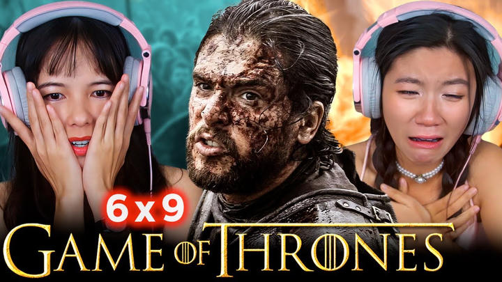 Foreign Girls React | Game of Thrones S6 Ep 9 "Battle of the Bastards" | First Time Watch