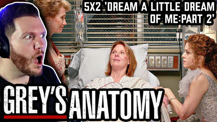 First time watching Grey's Anatomy REACTION 5x2 'Dream a Little Dream of Me: Part 2'