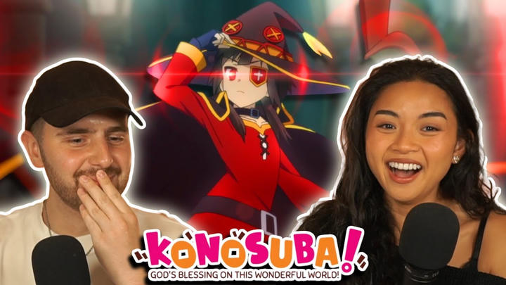 EXPLOSIOOOON!!! - Girlfriend Reacts To Konosuba Episode 2 REACTION!